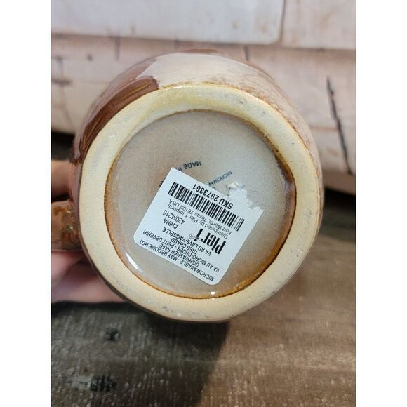 Pier 1 ceramic squirrel mug AS IS fall home decor - Picture 5 of 8